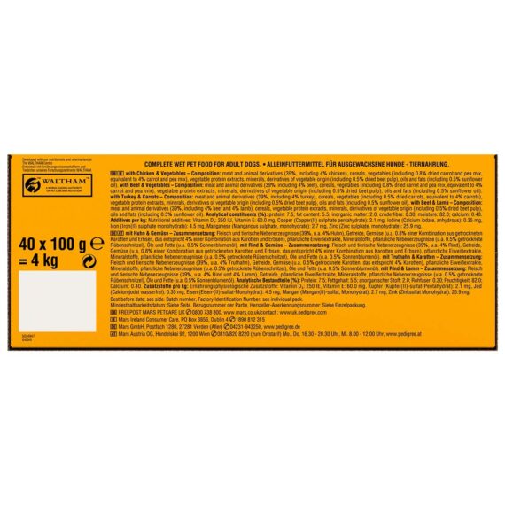 Pedigree Variety Pouch in Gravy, 40 x 100g - Image 5
